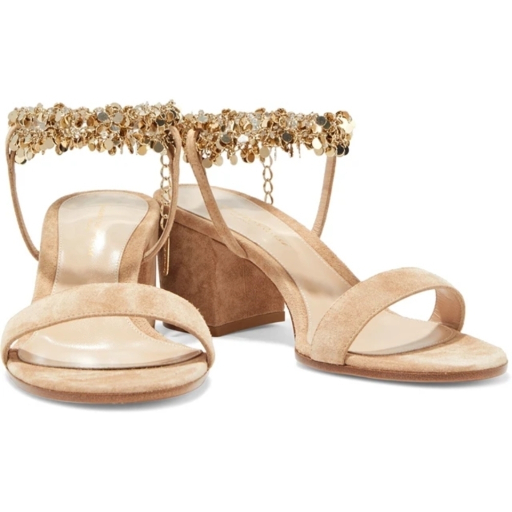 Gianvito Rossi Embellished Block Heels - Picture 2 of 7